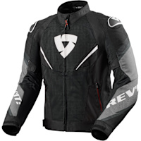 Rev'it Quantum 3 Air Textile Jacket - Black / White