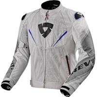 Rev'it Quantum 3 Air Textile Jacket - Silver / Blue