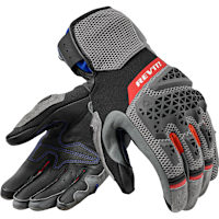 Rev'it Ladies Sand 5 Leather Gloves - Grey / Red