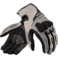 Rev'it Cavern Textile Gloves - Light Grey / Black