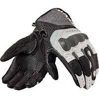 Rev'it Blaze Leather Gloves - Grey / White