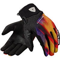 Rev'it Surge Textile Gloves - Black / Orange