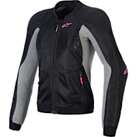 Alpinestars Stella Troop Air Jacket - Black / Ash Grey / Fluo Pink
