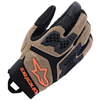 Alpinestars Manti Air Gloves - Dark Khaki / Black / Fluo Orange