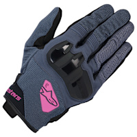 Alpinestars Stella Chrome Gloves - Asphalt / Black / Purple