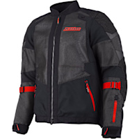 Klim Baja S4 V2 Textile Jacket - Black / Fiery Red