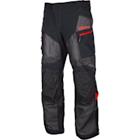Klim Baja S4 V2 Textile Trousers - Black / Fiery Red