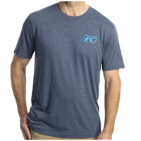 Klim Rippin' Tri-Blend T-Shirt - Navy Frost / White