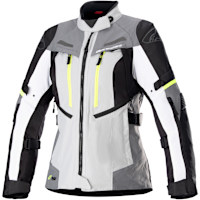 Alpinestars Stella Bogota' Pro Drystar Jacket - Ice Grey / Dark Grey