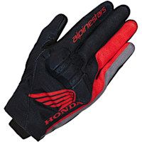 Alpinestars Honda Reef v2 Gloves - Black / Bright Red / Dark Grey