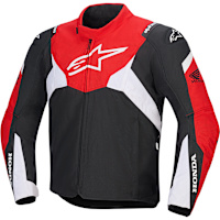 Alpinestars Honda T-Jaws V4 Waterproof Textile Jacket - Black / Bright Red / White