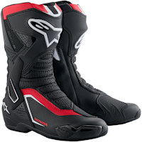 Alpinestars Honda SMX-6 V3 Boots - Black / Bright Red / White