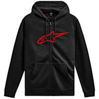 Alpinestars Ageless Zip V3 Hoodie - Black / Red
