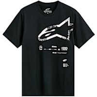 Alpinestars Geografica Short Sleeve CSF T-Shirt - Black