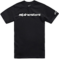 Alpinestars Linear Wordmark 2.0 Short Sleeve CSF T-Shirt - Black / White