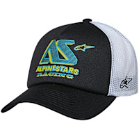 Alpinestars Ayess Trucker Hat Cap - Black / White
