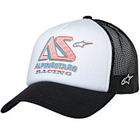 Alpinestars Ayess Trucker Hat Cap - White / Black