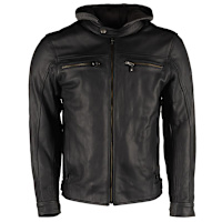 DXR Zack Leather Jacket - Black