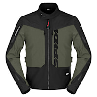Spidi Terran Textile Jacket - Black / Military Green