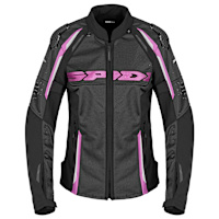 Spidi Ladies Race Warrior 2 Net Textile Jacket - Black / Fuchsia