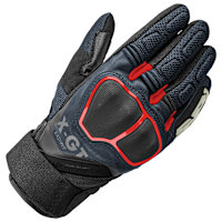Spidi X-GT Leather Gloves - Black / Blue