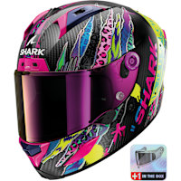 Shark Aeron - Fawn Carbon / Violet / Yellow