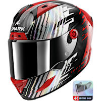 Shark Aeron - Edgy Carbon / Red / White