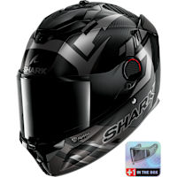 Shark Spartan GT Pro Carbon - Zarco Track Racer Black / Anthracite / White / Carbon