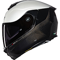 Nolan X-903 Ultra Carbon Verniciatura Speciale - Carbon / Pearl White / Black