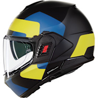 Nolan N120-1 Omocromo - Black / Yellow / Blue
