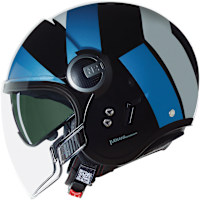 Nolan N21 Visor Tangente - Black / Blue / Silver