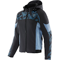 Dainese Ladies Ignite 2 Textile Jacket - Black / Blue Mirage