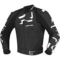 Richa Stradale Leather Jacket - Black / White