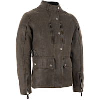 Oxford Ladies Sterling Dry2Dry&trade; Waterproof Wax Cotton Jacket - Khaki