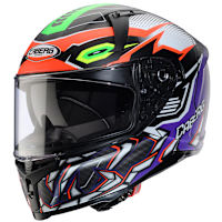 Caberg Avalon X - Gurkha Matt Black / Fluo Orange / Fluo Green / Purple