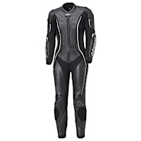 Held Ladies Ayana 3 One Piece Leather Suit - Black / White