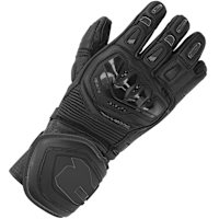 Richa Stradale Leather Gloves - Black / Black