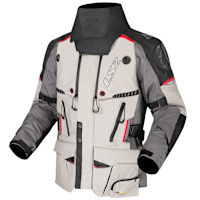 LS2 Apollo Textile Jacket - Grey / Black / Red