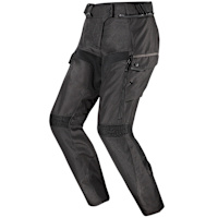 LS2 Ladies Travel Textile Trousers - Black / Dark Grey 