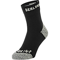 Sealskinz Dunton Waterproof All-Weather Socks - Black / Neon Yellow