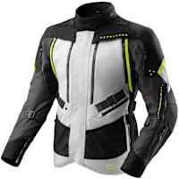 Rebelhorn Hardy 3.0 Textile Jacket - Black / Grey / Fluo Yellow