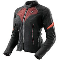 Rebelhorn Ladies Jax Textile Jacket - Black / Red