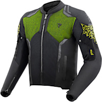 Rebelhorn Jax Textile Jacket - Black / Grey / Fluo Yellow