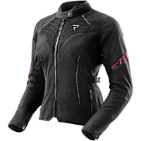 Rebelhorn Ladies Jax Textile Jacket - Black / Grey / Pink