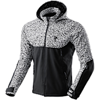 Rebelhorn Slash Softshell Textile Jacket - Spider Black / White