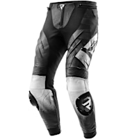 Rebelhorn Inferno Leather Trousers - Black / White