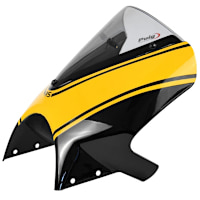 Pyramid Fly Screen Diablo Black/Metallic Yellow - Kawasaki Z 900 RS SE (22>)