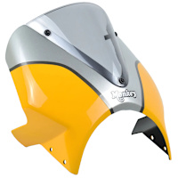 Pyramid Fly Screen Banana Yellow / Silver - Honda Monkey 125 (18>20)