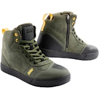 Rebelhorn Spike Leather Boots - Olive