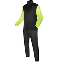 Rebelhorn Rain Waterproof 2-Piece Suit - Black / Fluo Yellow